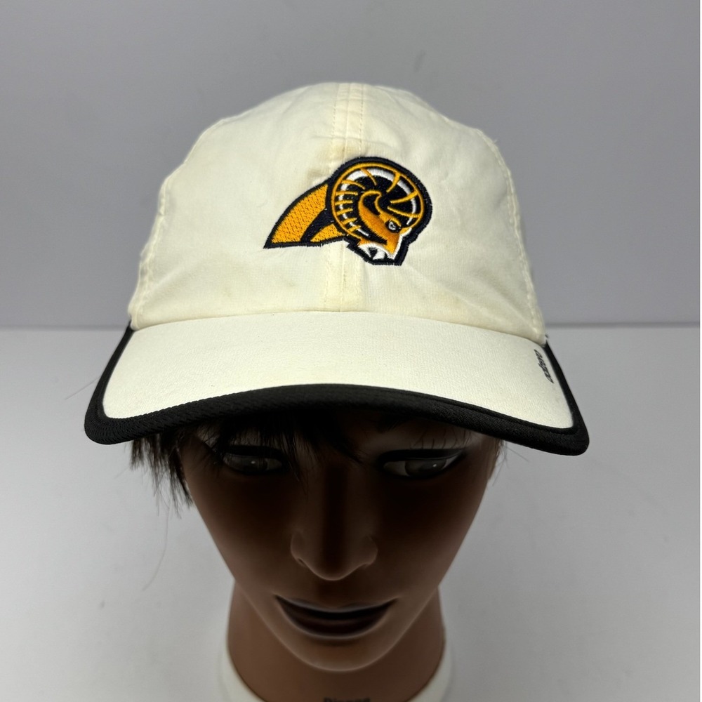 Adidas Adizero Climacool Hat Cream White Ram Logo BMC Adjustable Running Cap